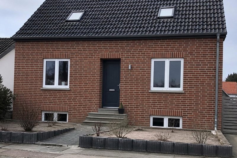 Facade efter visualisering med nyt materiale